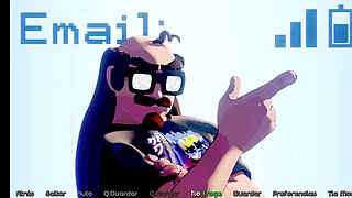 Eye contact in steamy anime hentai scene by Oficina Del Prince Of Porn