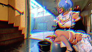 Zne Cosplay - Rem From Re:zero Ft. Waifus Juice & Qrozne