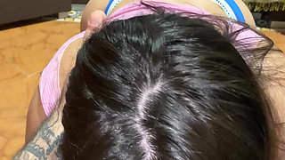 POV Big Ass Stepsister Seduces Me in the Kitchen