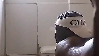 Sneaked the Maid Into the Bathroom and Fucked the Hell Out of Her