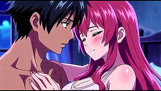Stepsister come in stepbrother room at midnight 3D Anime