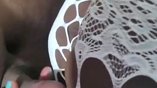 A hot masturbation with the breasts young bbw