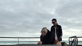 Giuliana is taken to the belvedere in France