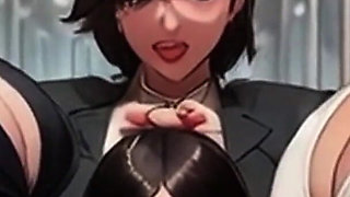 Milky MILFs Breastfeed Each Other on the Bus in New Spicy Toons Hentai