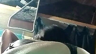 Mariana's Ass While Sucking Cock