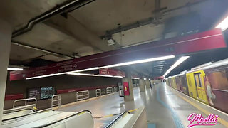 She Can't Stand to See the Volume Marking and Sucked Me Inside the São Paulo Subway