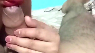Very Beautiful Bhabhi Having Blowjob.