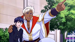 Prince fills up shy boy's anime hole with creamy finish