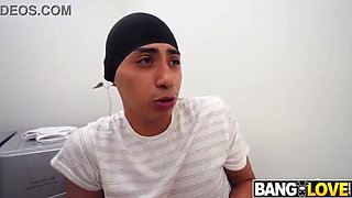 Burglar Diego Perez Gets Caught by Kenzie Love: Punishment Includes Blowjob & Cumshot