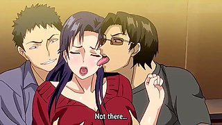 Cougar, group sex, hentai