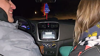 A Double Blowjob in My Friend's Car Dirty Morbid Girls