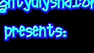 Nasty blonde girl solo pussy toying and masturbation fun