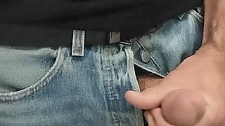Fetich jeans Levi's masturbation