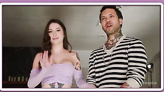 Clit rubbing xxx with magnetic Small Hands and Bella Blu from Bellesa Films