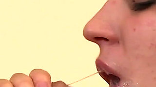 Beautiful teen licks and fucks by stepuncle with big cock on the couch