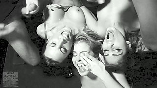 Classic Dirty Group Sex in the Billiards