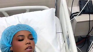 Horny doctor, fucks his patient, and leaves her tits full of milk