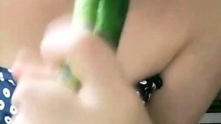 Beautiful wife masturbating show with webcam with toys