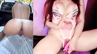 Skinny Latina Teen Melinamx First Anal Creampie POV