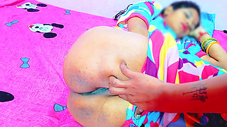 Step Stepsister and Stepbrother Shared Bed and Hard Rough Fuck