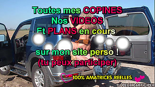 French women who like to enjoy in cars