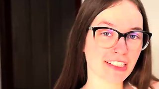 Step sister doing anal invasion and drinking post-workout