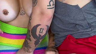 The attendant helped me collect the sample for the semen