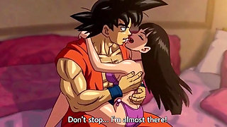 Goku seduce his pregnant wife for doing anal first time