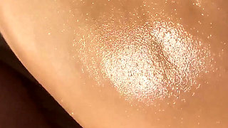 Oily Footjob Big Cock and Hard Fucking POV
