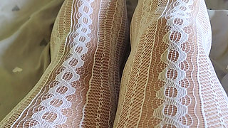 Fuck this pantyhosed legs