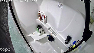 PAWG MILF Caught in the Shower