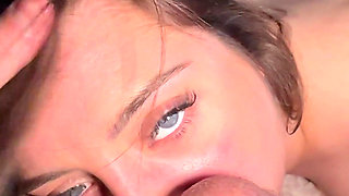 Balls Licking, Deepthroat and Cum on My Tongue - Luna Doll