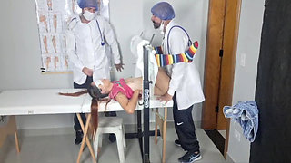 Gynecologist Team Fucks Patient!