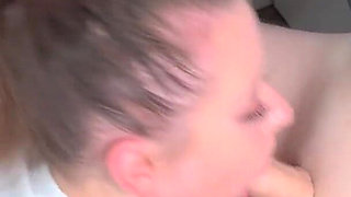 Secretary Ritzy Punished by Her Boss Rough Deepthroat Blowjob for Missed Deadline and a Messy Cum-face Finish