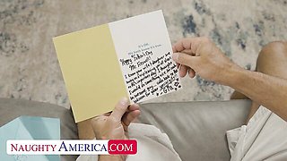 Naughty America featuring Gia OhMy and Peter Fitzwell's big cock scene