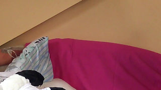 Amazing Brunette Relaxing with Her Friend