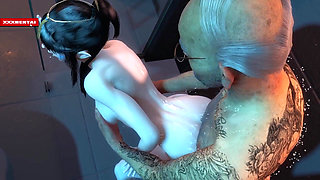 Feng Qing Er Animated and Voluptuous - 3D Animation
