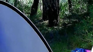 Cute skinny teen fucked outdoor by step brother with big cock