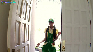 Naughty teen Alexis Love plugs a dildo into her delectable clit