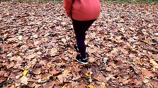 Walking Naked Through the Woods After Her Vagina Slapping