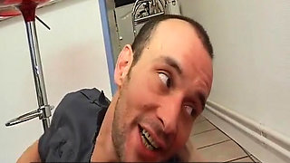 French Office Secretary Got Cum All Over Her Glasses