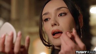 Catherine Knight Anal Gape - Big Tits Brunette Takes Rough Doggystyle & Butt Plug