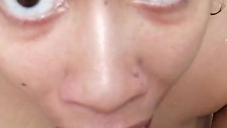 Swallowing All His Load Im the Shower