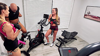 Extreme Double Pegging Personal Training Session Mars Solo, the XXX Slayer, Tapered Physique