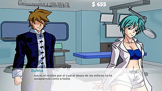 Ecchi adventure with Bulma in a wild hentai visual novel