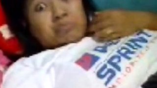 Hairy Asian Amateur Fingers Herself on Webcam