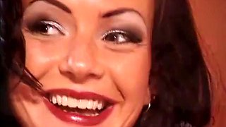 Kate More in an amazing latex orgy: Blowjob, Licking  Anal Porn