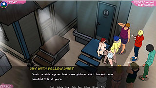 Lust Town - Gameplay - Roleplay - Amanda Works in Bar and Gets Exposed Herself