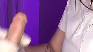 Prostate Exam - Nurse Handjob Latex Gloves