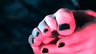 Hot amateur european foot and pantyhose fetish